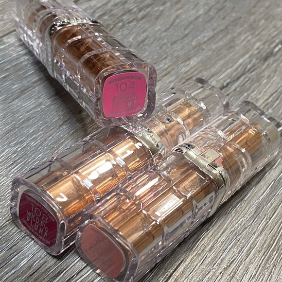 LOréal Lipstick Bundle 104 Guava Plump 108 Wild Fig Plump  107 Coconut Plump - Picture 8 of 11